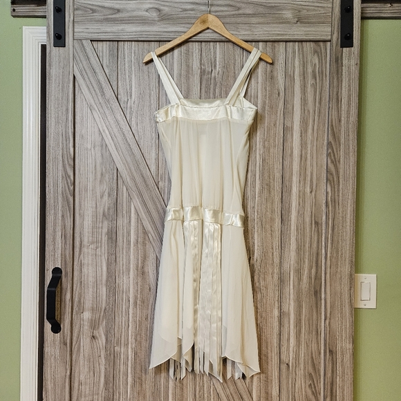 Jessica Mcclintock Bridal 1980 Vintage Dress 1920s inspired flapper style dress - Picture 8 of 12